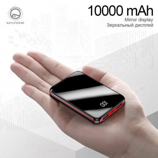 10000mAh Power Bank External Battery Bank 8W Quick Charge Powerbank portable charger with Dual USB Output for Phone ARZ