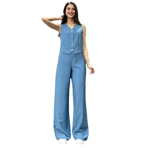 European And American Suit Women's Trousers High-grade Two-piece Suit Summer ARZ