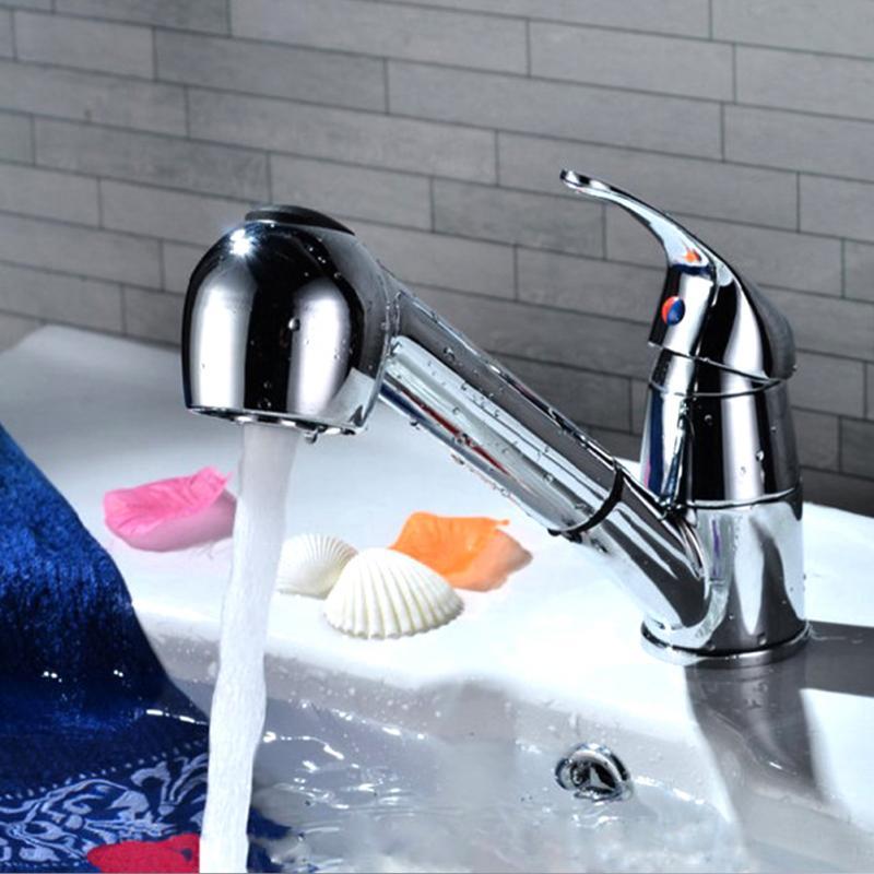 Chrome Kitchen Tap Spare Faucet Pull Out Spray Shower Head ARZ