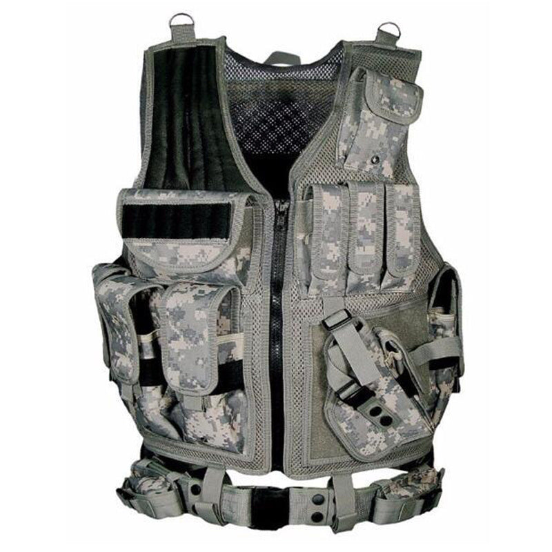 Tactical Vest Military Combat Army Armor Vests Molle Airsoft Plate Carrier Swat Vest Outdoor Hunting Fishing CS Training Vest ARZ