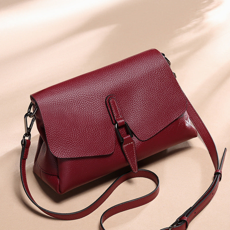 Shoulder leather bag soft leather lady messenger bag ARZ