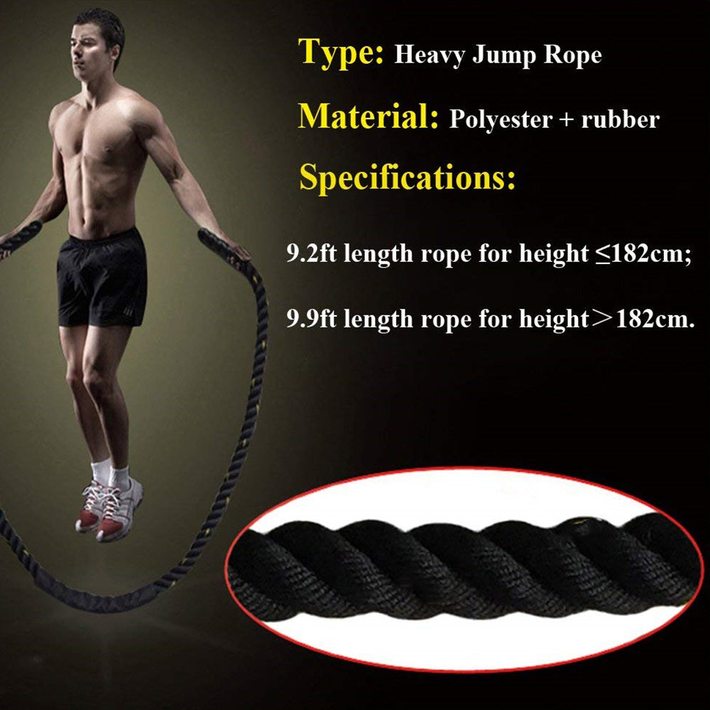 Rope Battle Skipping Ropes Power Training  Fitness Home Gym Equipment ARZ