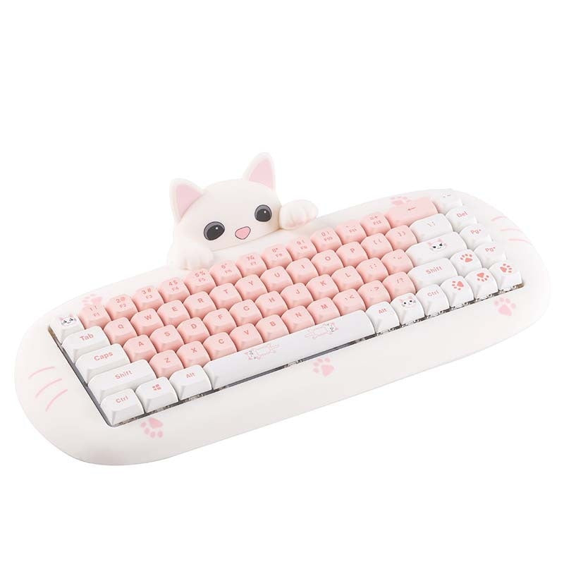 Wireless Bluetooth E-sports Games Cute Mini Office Mechanical Keyboard ARZ