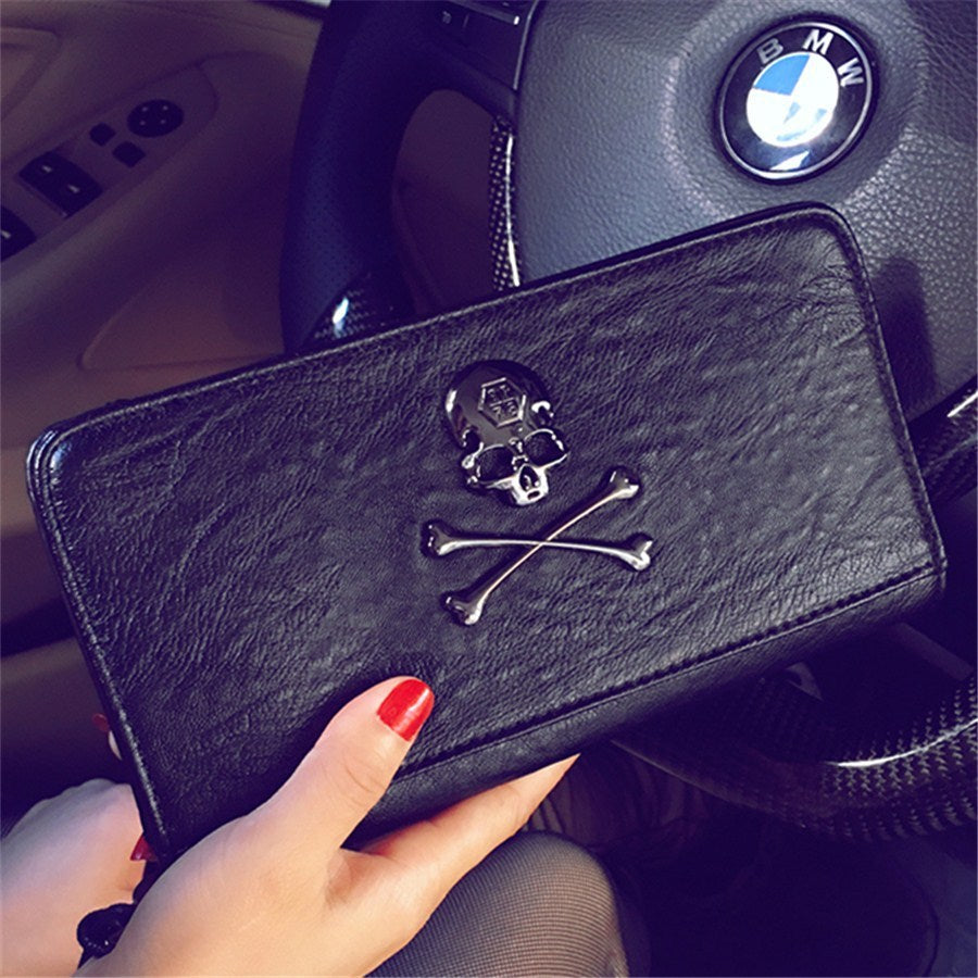 Women's skull soft wallet ARZ