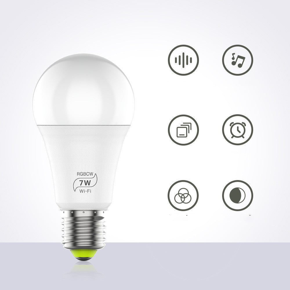 LED Smart Wifi Bulb Supports Alexa And Googleled Voice Control Colorful Lights ARZ