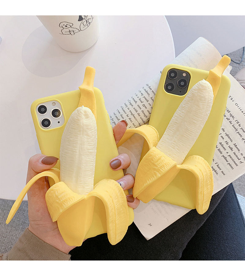 Unzip banana silicone phone case ARZ