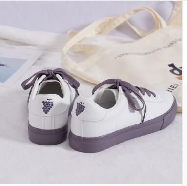 Spring new Korean version of the wild white shoes female strawberry retro port wind shoes students ins sneakers ARZ