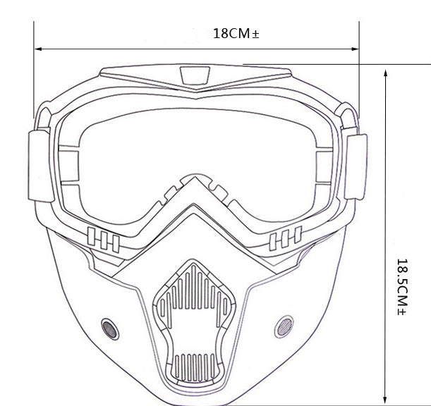 Factory direct tactical goggles riding bike cover outdoor special goggles for motorcycle helmet ARZ