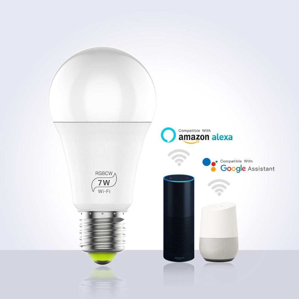 LED Smart Wifi Bulb Supports Alexa And Googleled Voice Control Colorful Lights ARZ