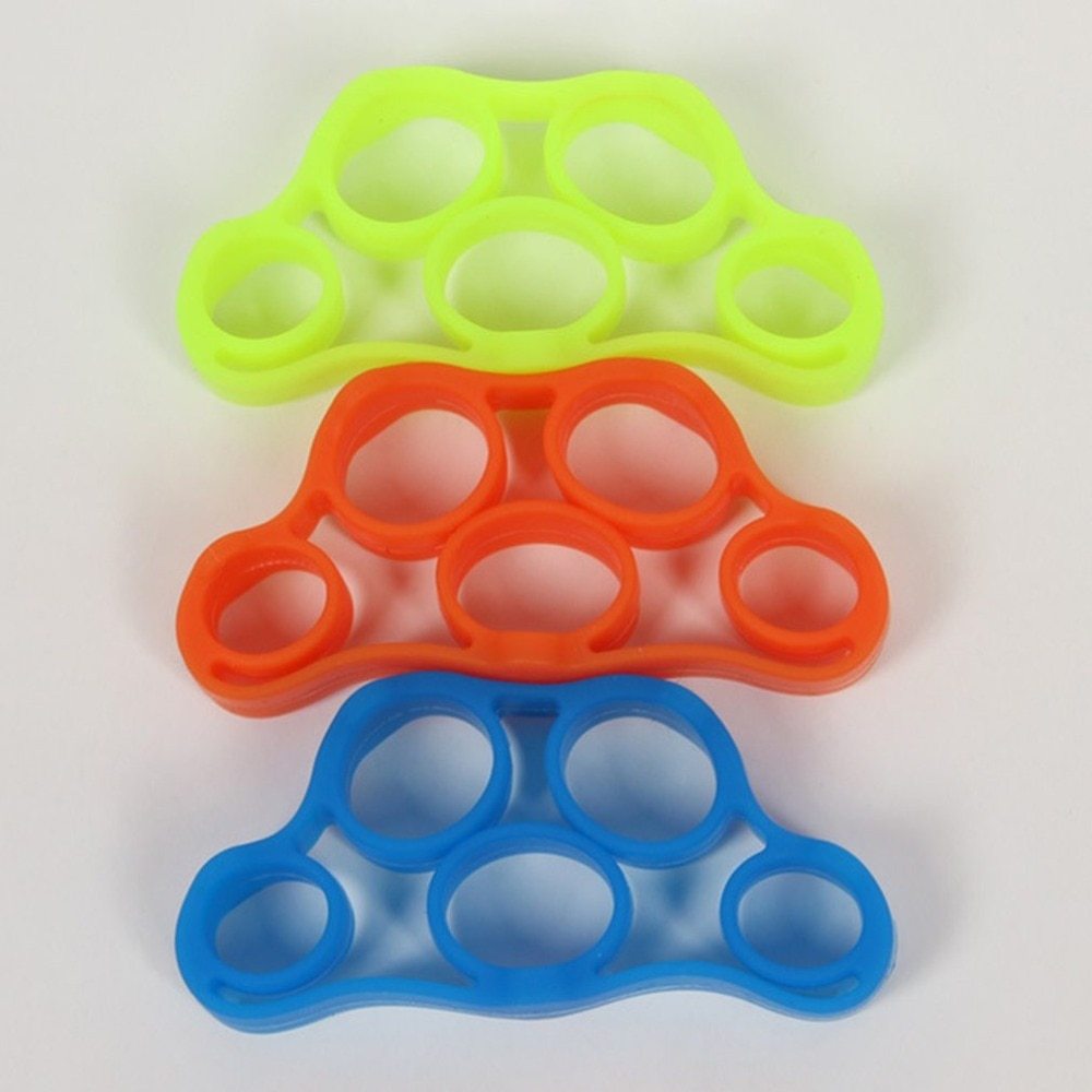 Silicone Finger Trainer Hand Gripper Resistance Bands Fitness ARZ