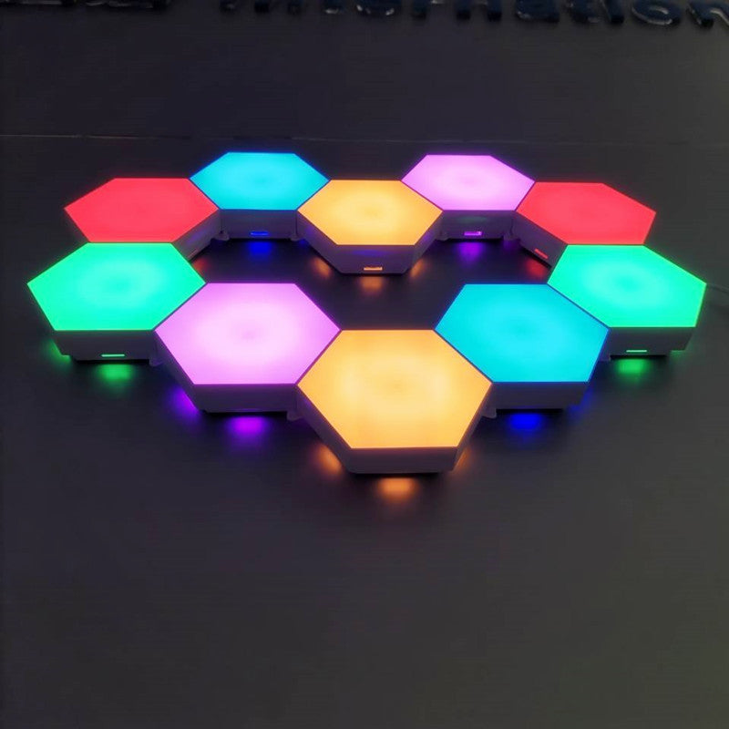 British Creative Honeycomb Modular Assembly Helios Touch Wall Lamp ARZ