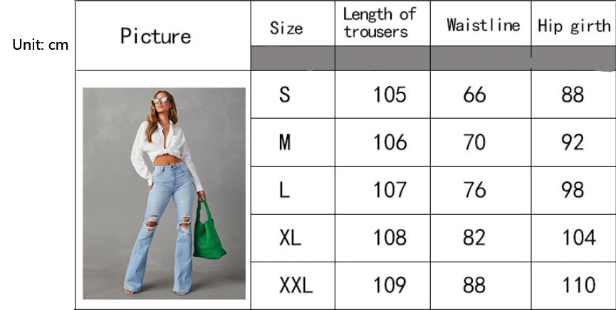 Fashion Temperament Wide-leg Jeans Women ARZ