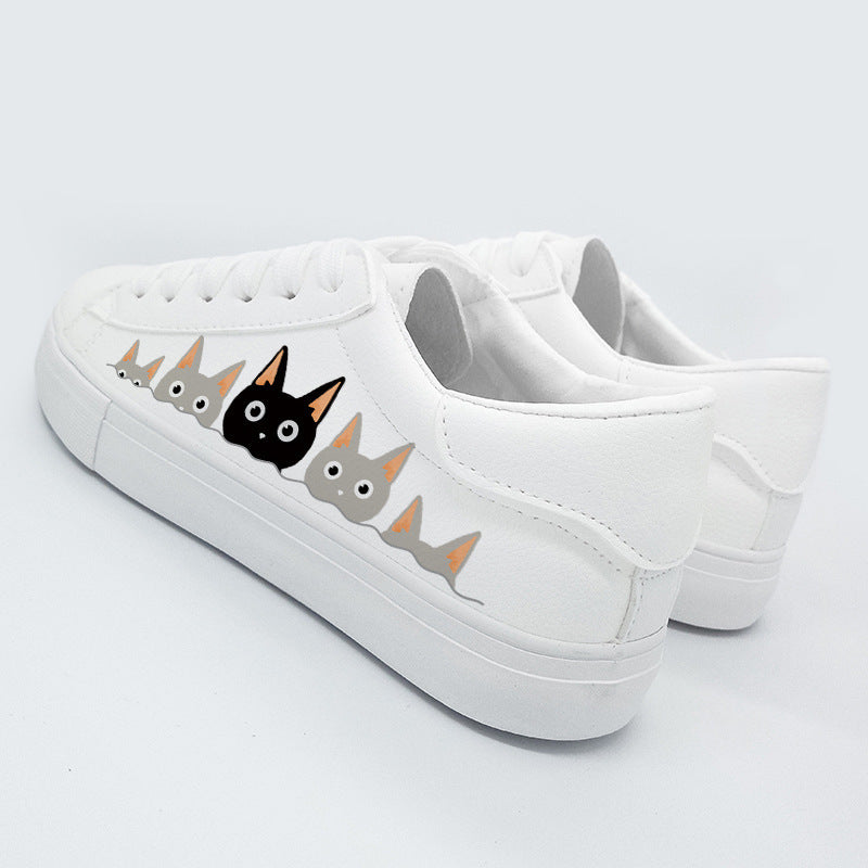 Anime cat hand-painted casual sneakers ARZ