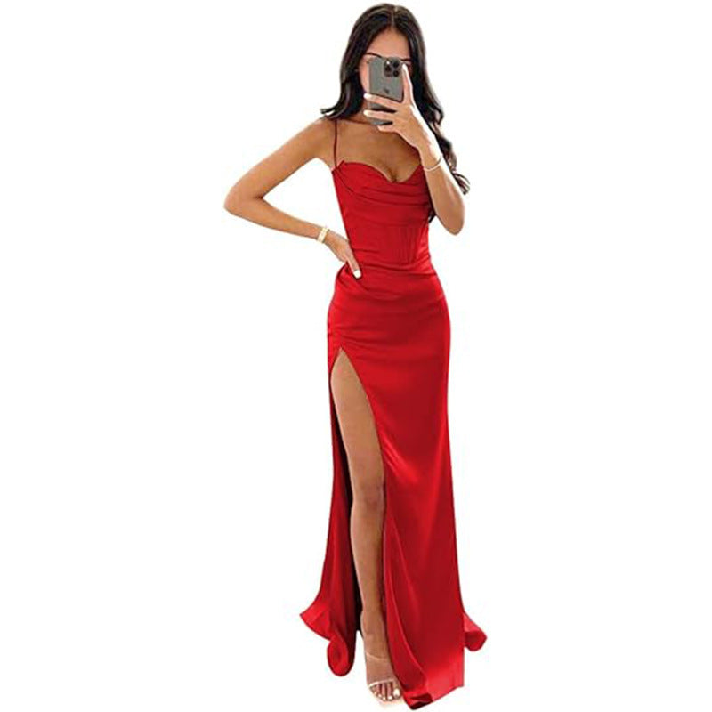 European And American Women's Clothing Sleeveless Camisole Evening Dress ARZ