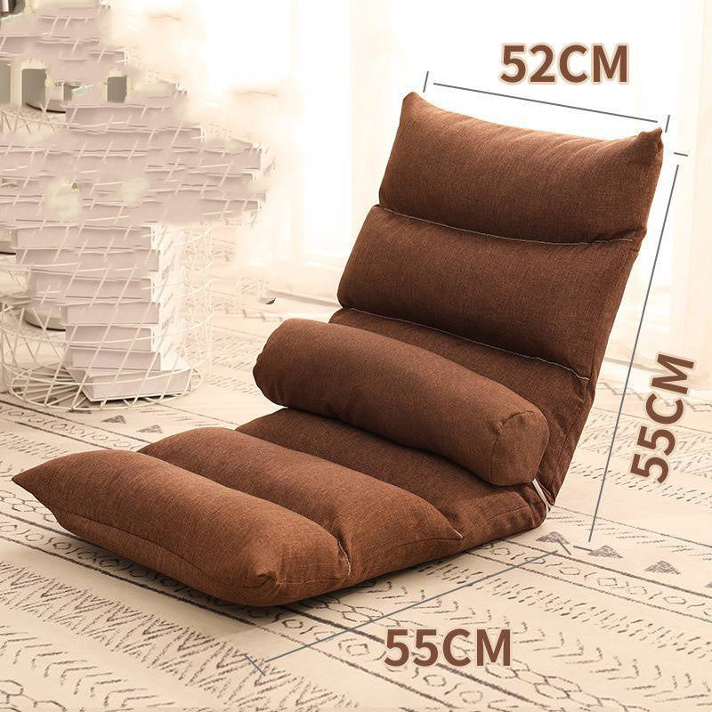 Bed Backrest Floor Small Sofa Folding Single Bay Window Computer Recliner ARZ