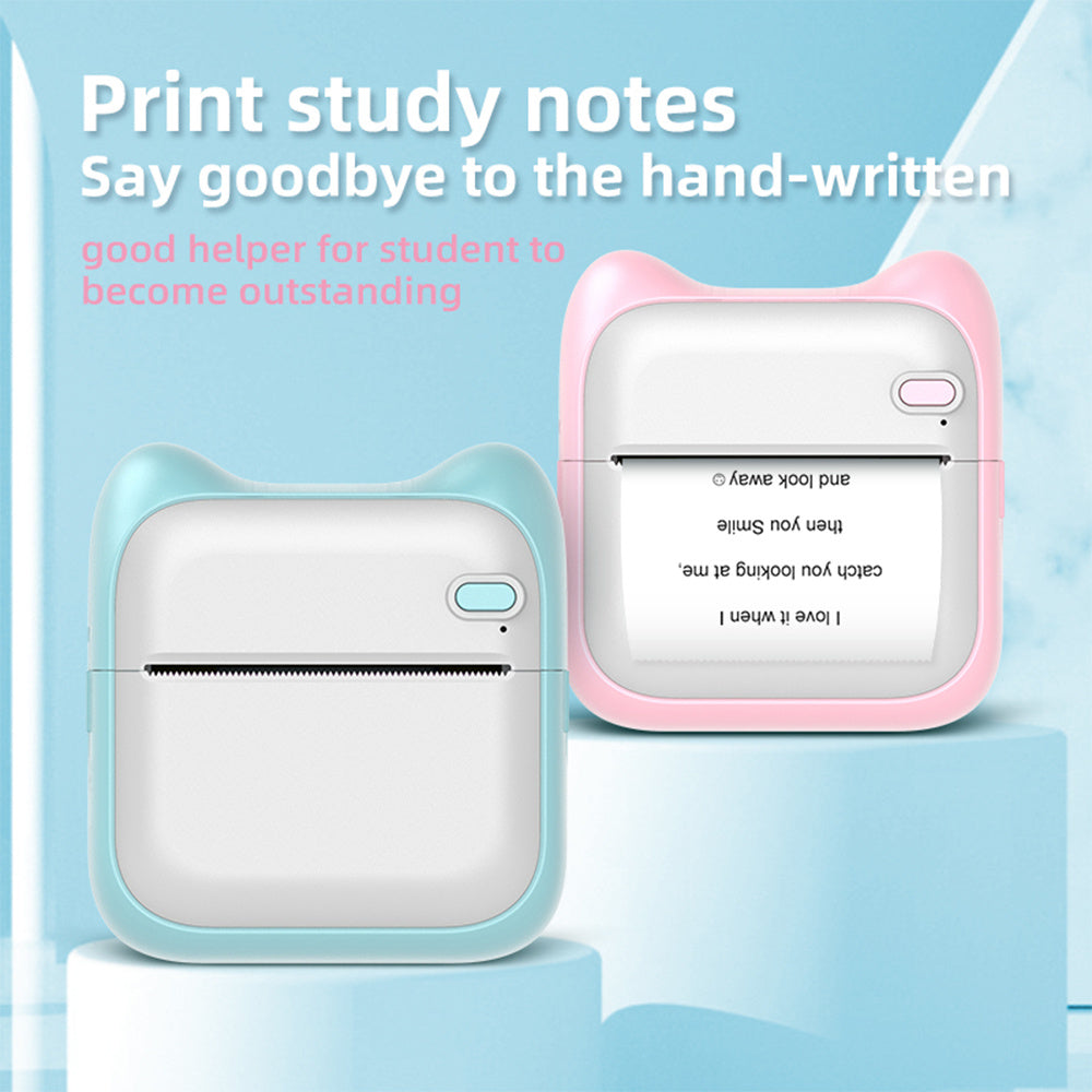 Mini Pocket Printer For Students Portable Home Small Label Photo Bluetooth Thermal Printer ARZ