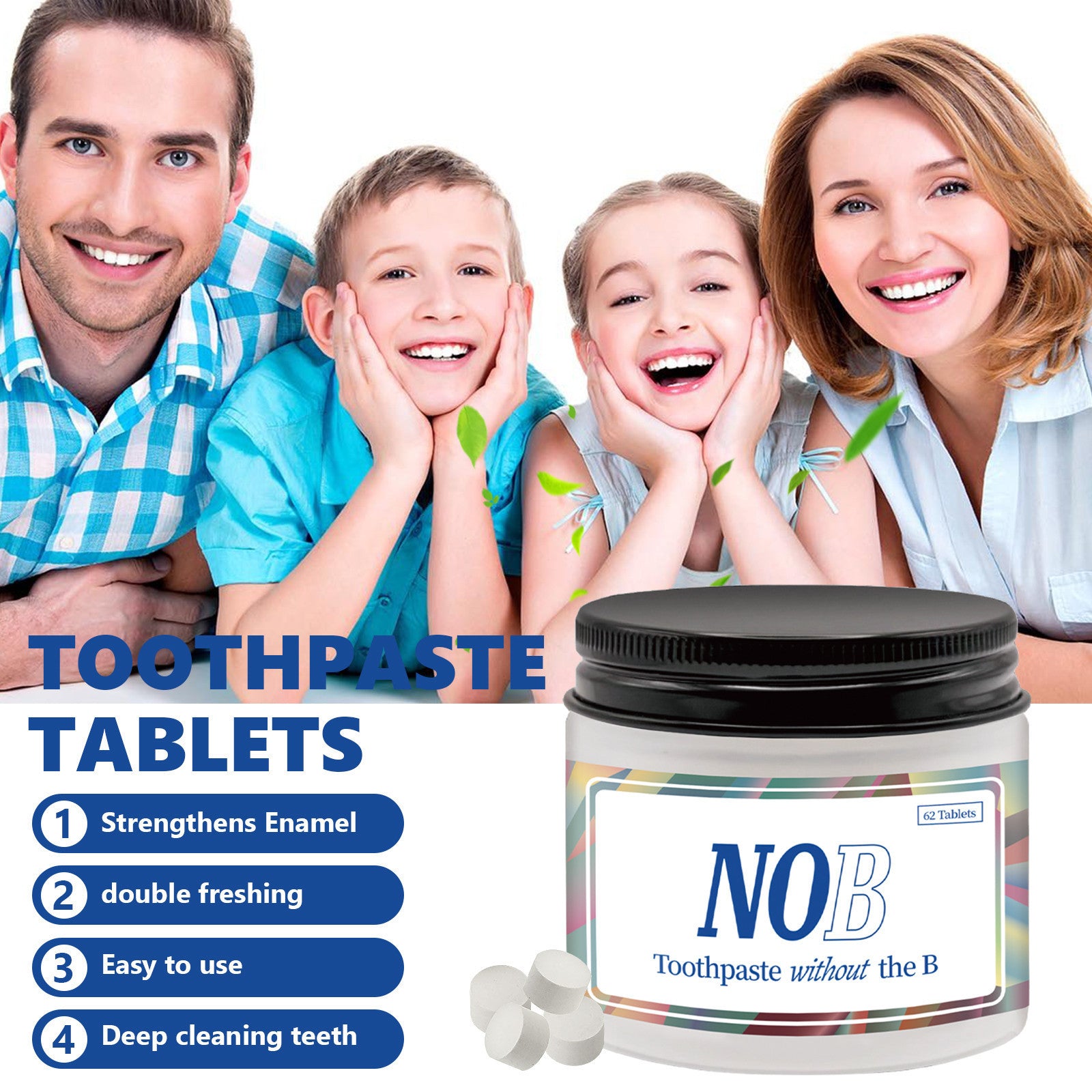 Solid Toothpaste Tablet Breath Portable Chewing ARZ