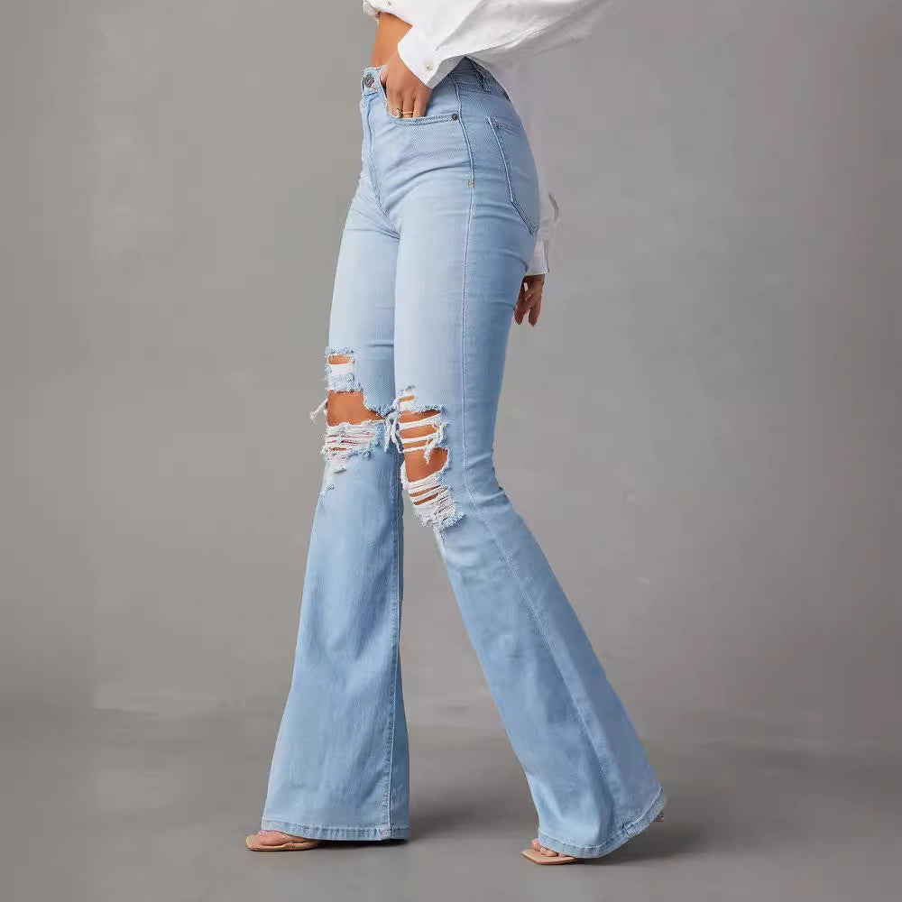 Fashion Temperament Wide-leg Jeans Women ARZ