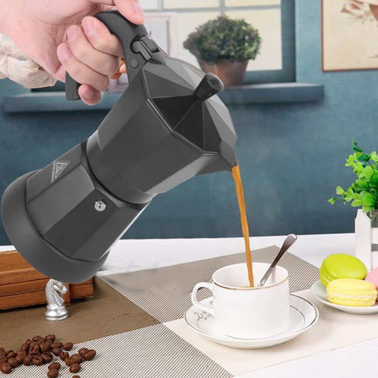 Aluminum Electric Heating Moka Pot Italian European Plug Coffee Making Machine ARZ