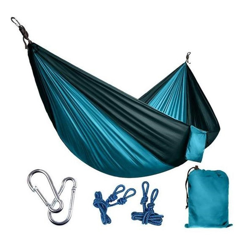 Backpacking Hammock - Portable Nylon Parachute Outdoor Double Hammock ARZ