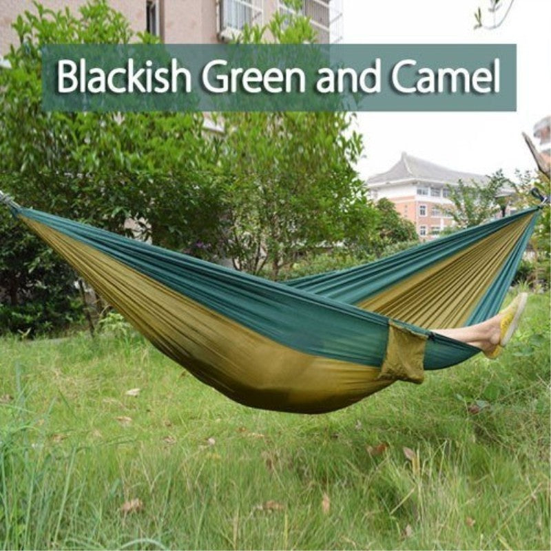 Backpacking Hammock - Portable Nylon Parachute Outdoor Double Hammock ARZ