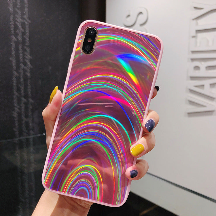 Rainbow Mirror Soft Case Phone Case ARZ