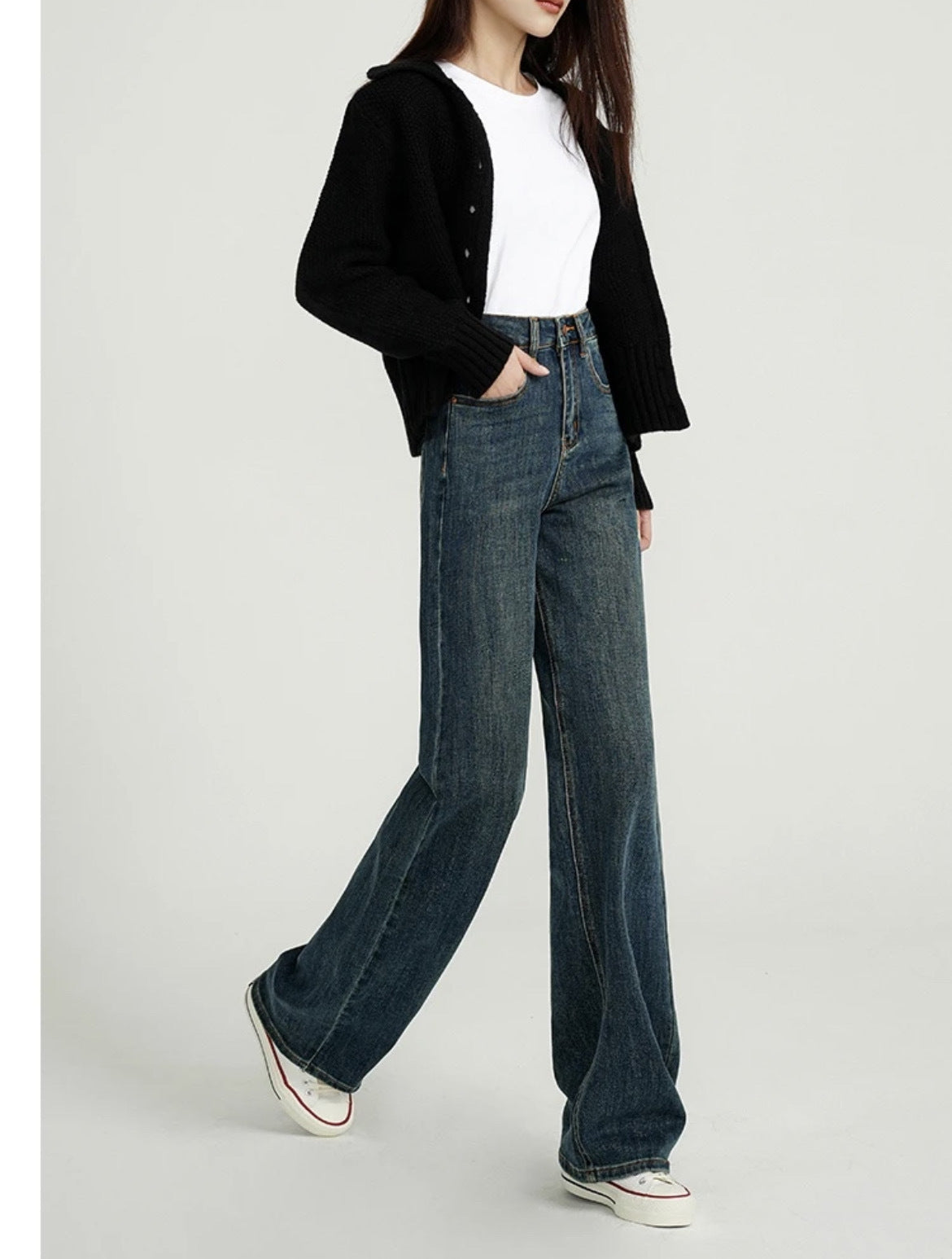 Fashion Casual Denim Trousers Women ARZ