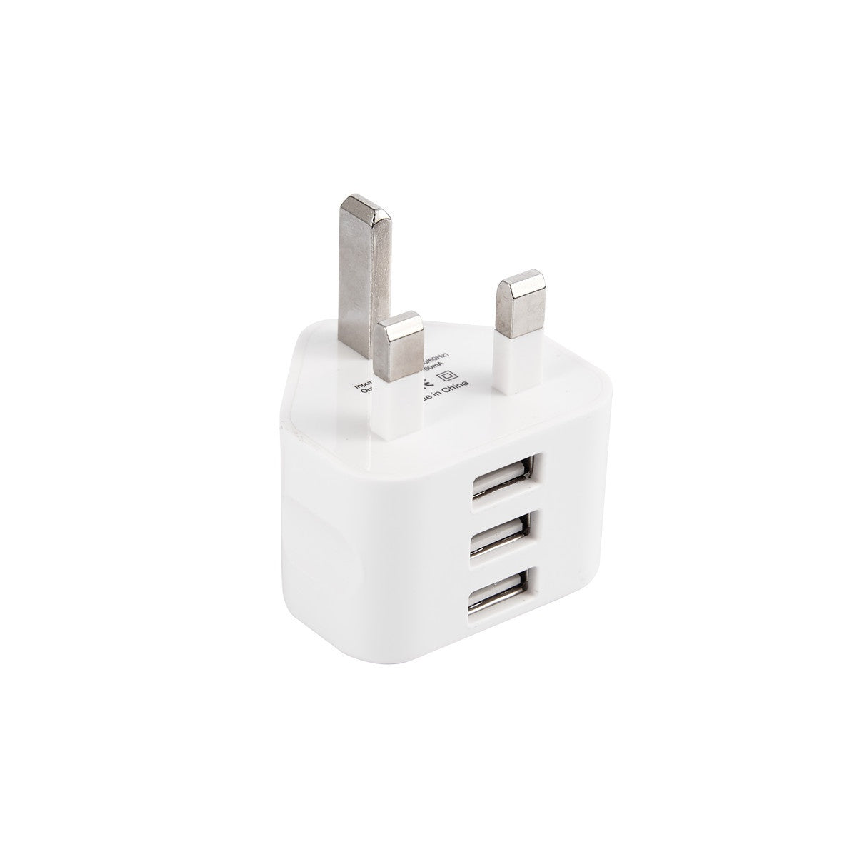 Compatible with Apple, Portable UK plug home wall charger travel adaptor 1 2 3 USB port charger for iphone charger original ARZ