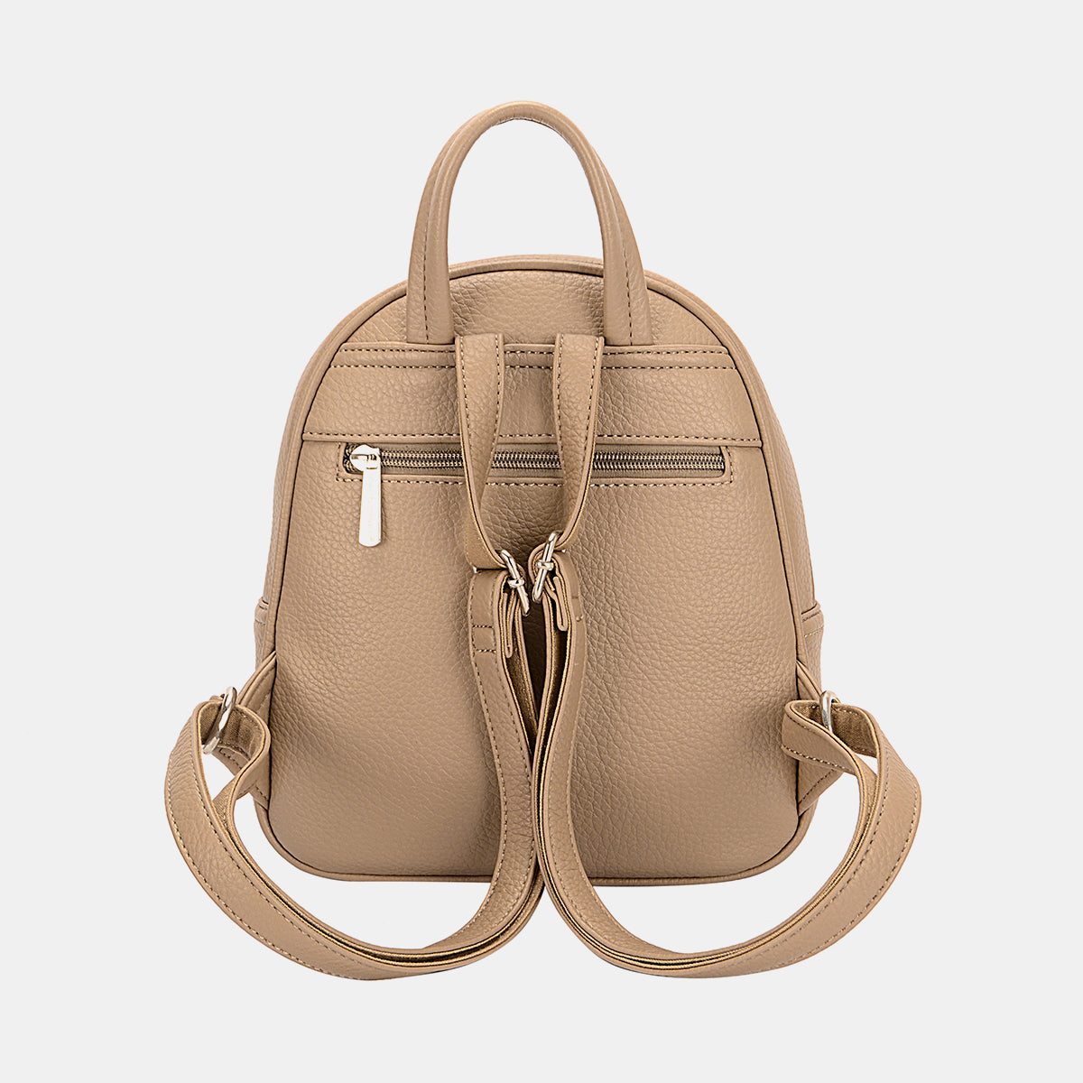 David Jones PU Leather Backpack Bag Trendsi