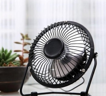 Four Inch Mini USB Iron Aluminum Leaf Office Computer Coolingquiet Fan ARZ