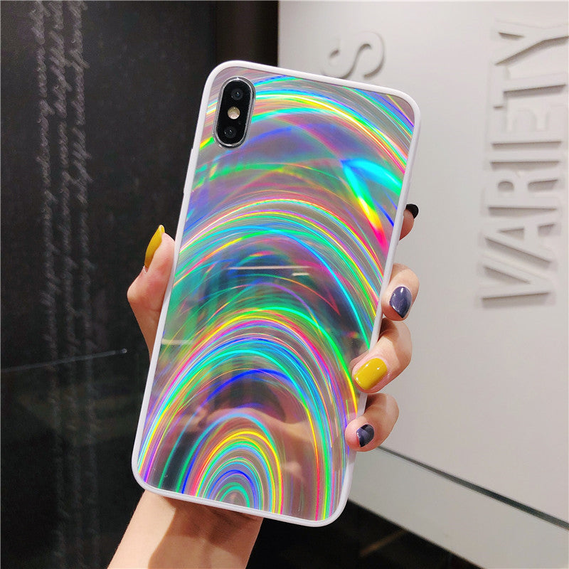 Rainbow Mirror Soft Case Glitter Cover ARZ