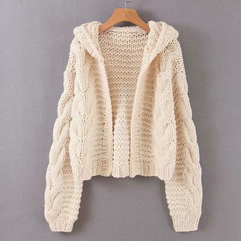 Coarse wool hand knitted sweater ARZ