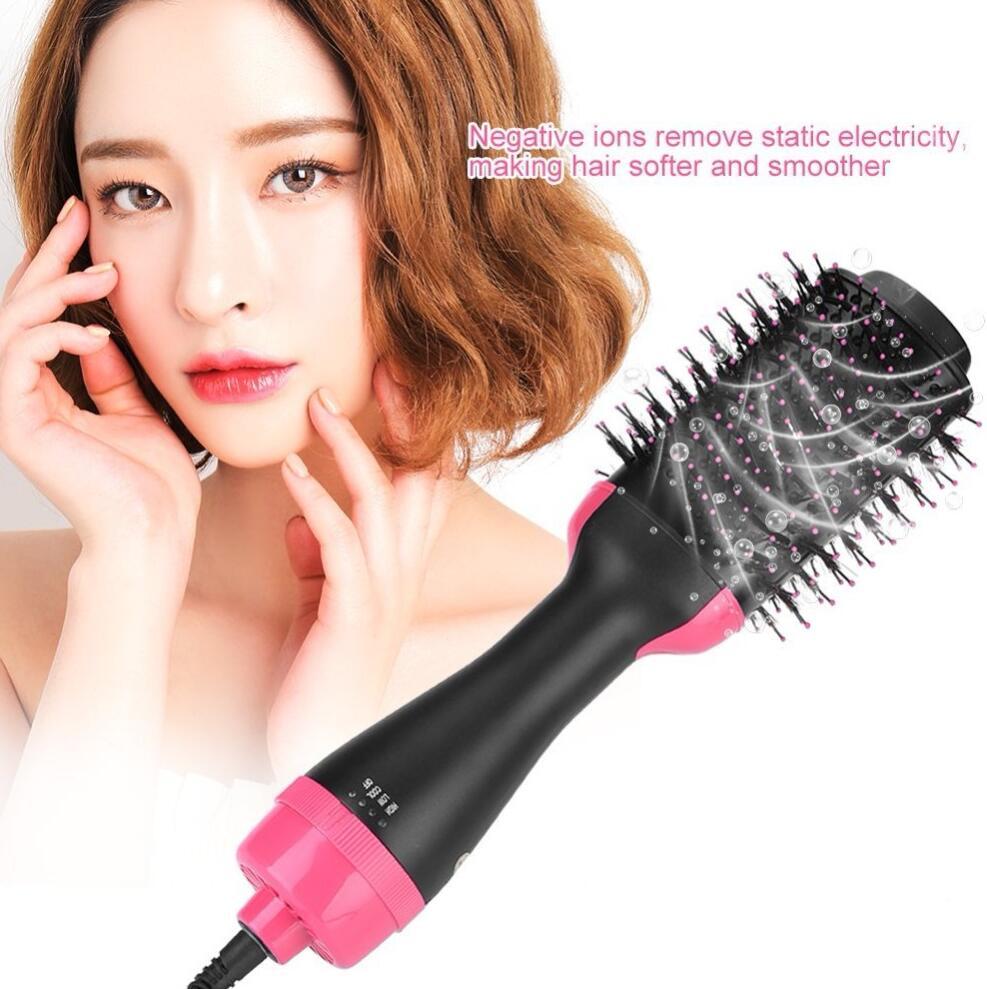 One-Step Electric Hair Dryer Comb Multifunctional Comb Straightener Hair Curling ARZ