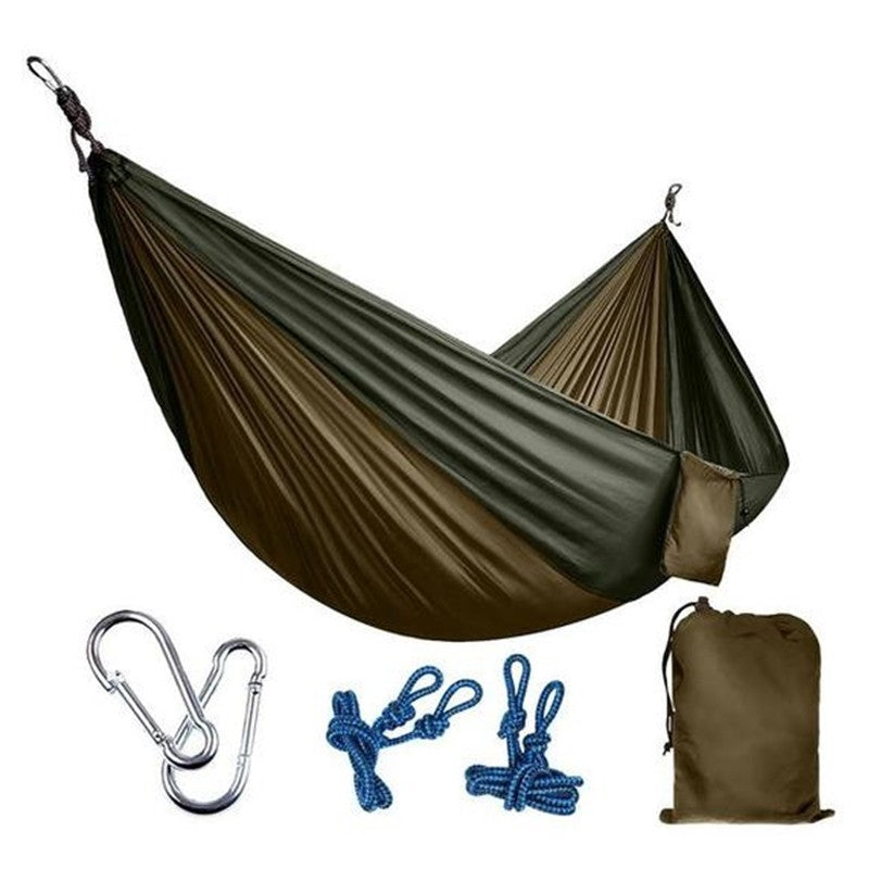 Backpacking Hammock - Portable Nylon Parachute Outdoor Double Hammock ARZ