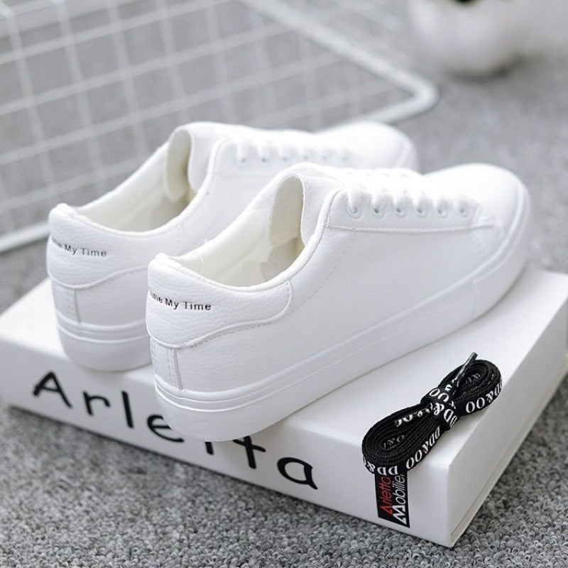 Spring New Casual Flat White Shoes Women ARZ