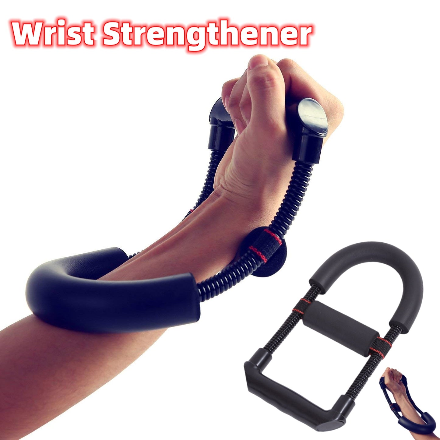 Grip Power Wrist Forearm Hand Grip Arm Trainer Adjustable Forearm Hand Wrist Exercises Force Trainer Power Strengthener Grip Fitness ARZ