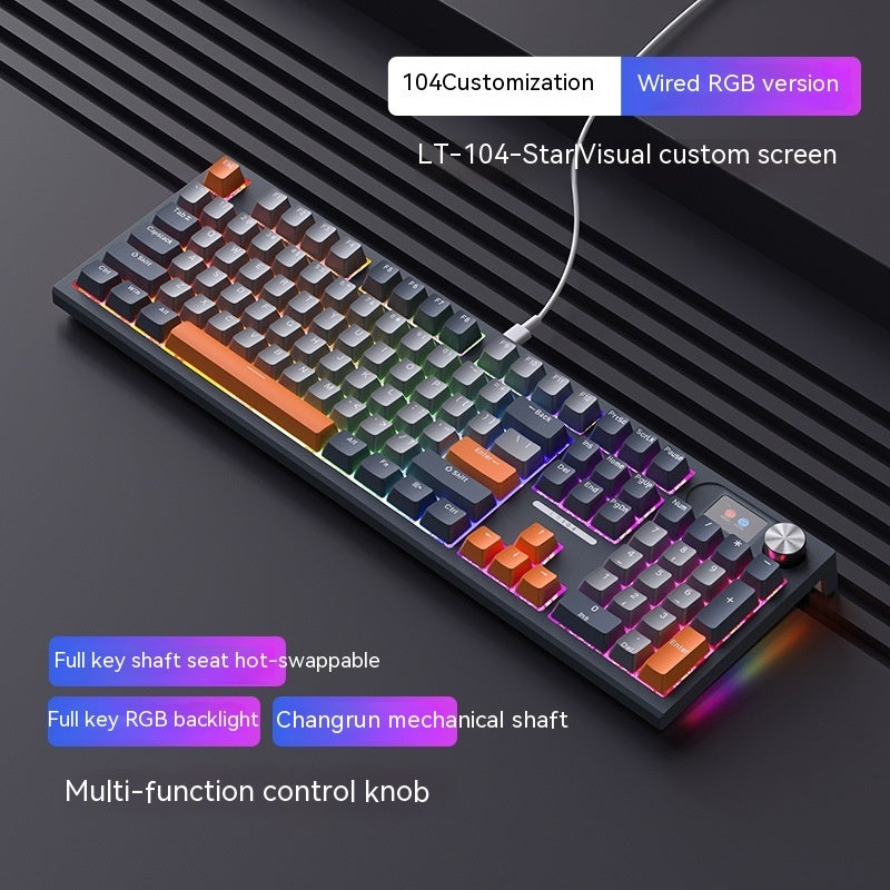 Bluetooth Wireless Three-mode Mechanical Keyboard ARZ