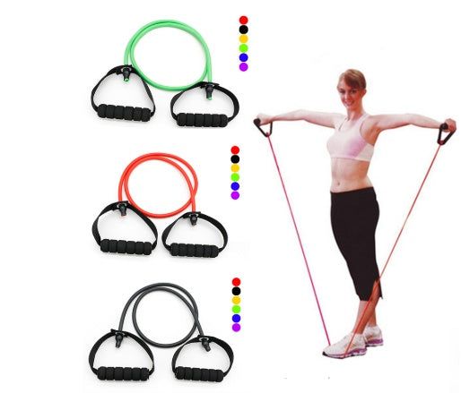 Latex Resistance Bands Workout Exercise Yoga Crossfit Fitness Tubes Pull Rope Fitness Exercise Equipment Tool ARZ