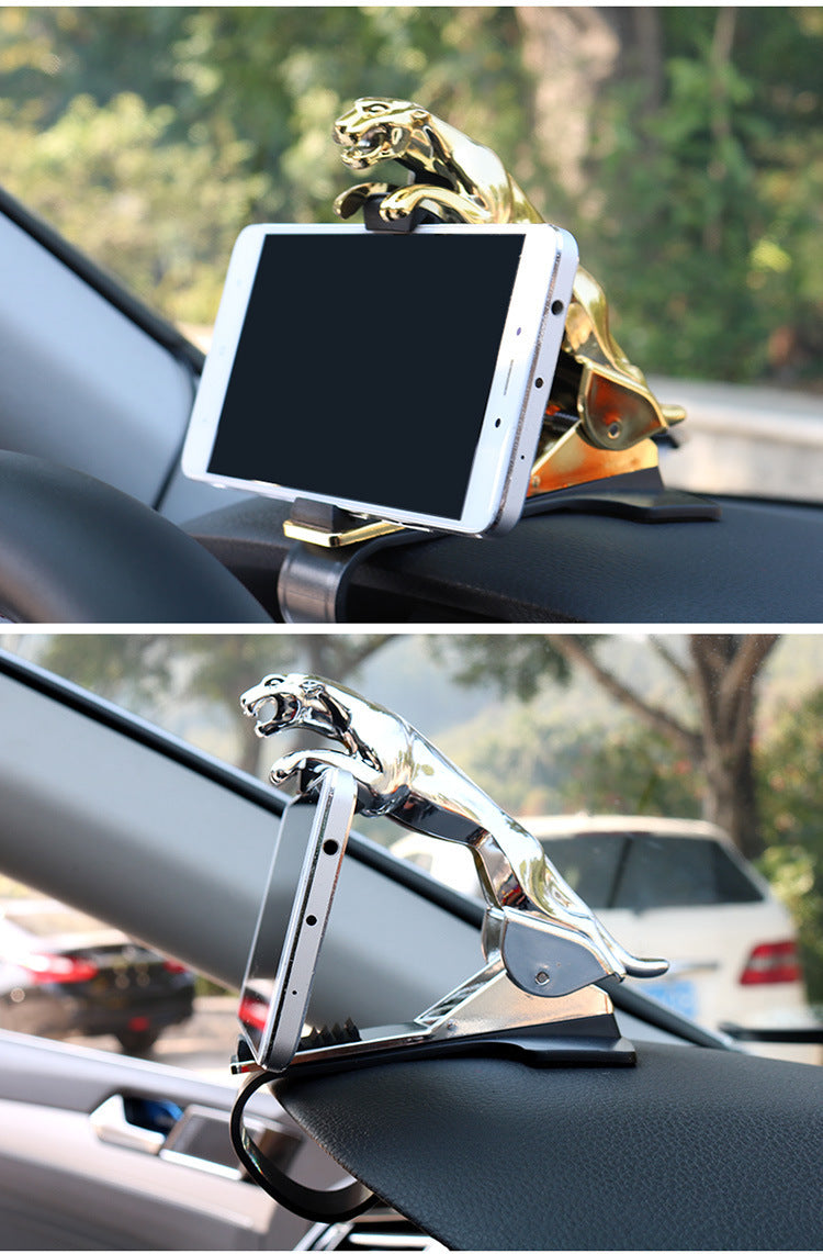 Car-Accessories Phone-Holder Gps-Stand Cellphone Adjustable Jaguar-Design 360-Degree ARZ