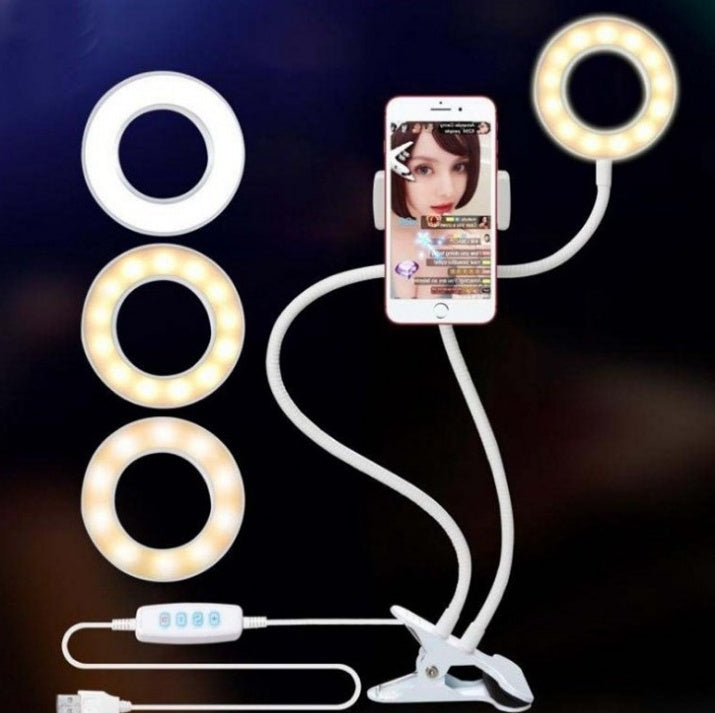 LED Selfie Ring Light for Live Adjustable Makeup Light-8cm Stand ARZ