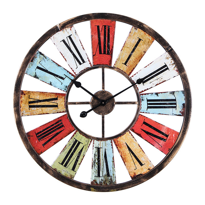 American retro iron wall clock ARZ