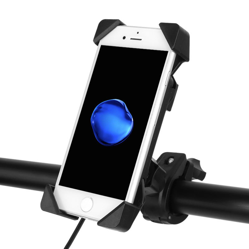 Motorcycle mobile phone holder shockproof with electric universal charger ARZ