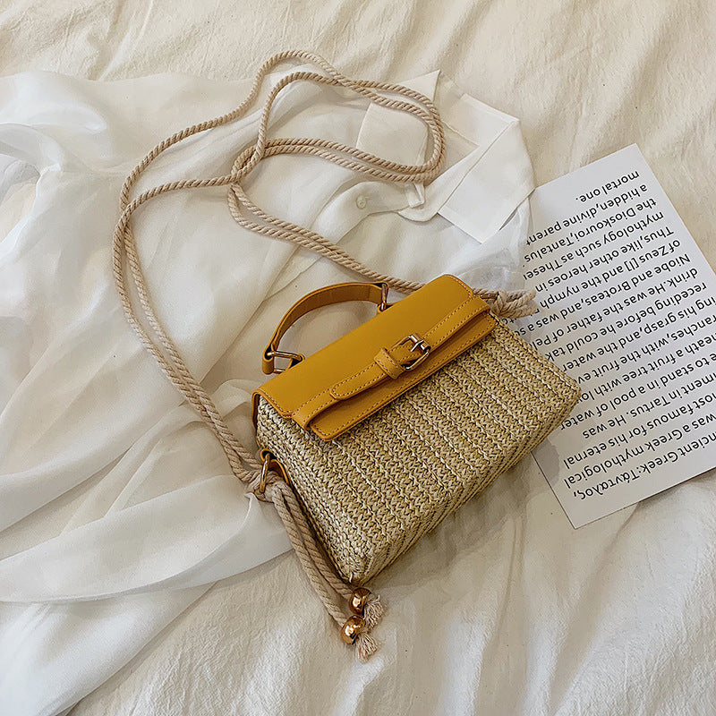 Fashion style shoulder bag women straw woven bag ARZ