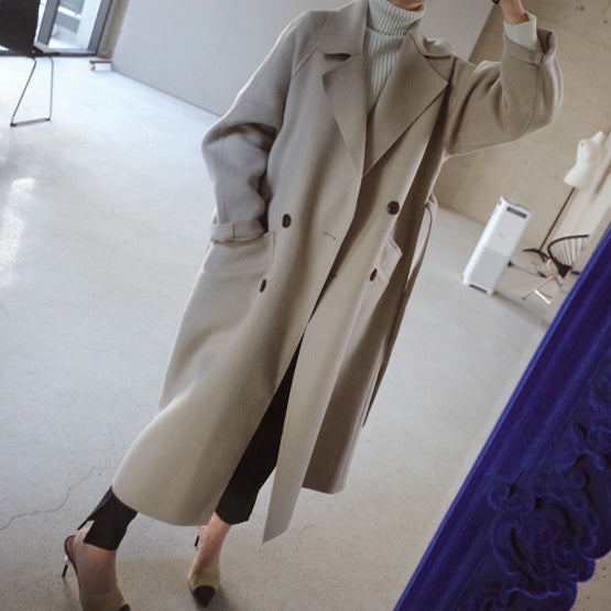 Womens Lapel Cashmere coat ARZ