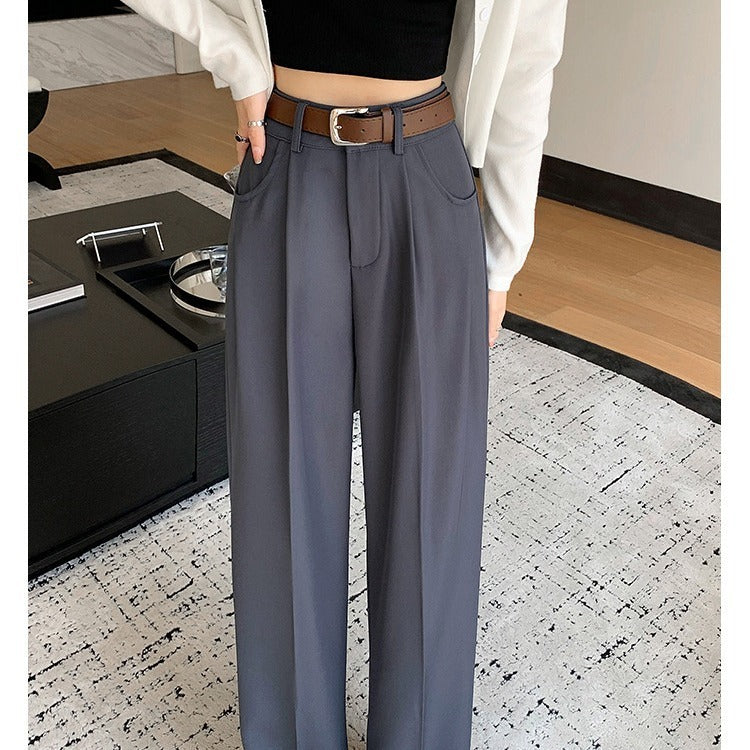 New High Waist Drooping Suit Pants Women ARZ