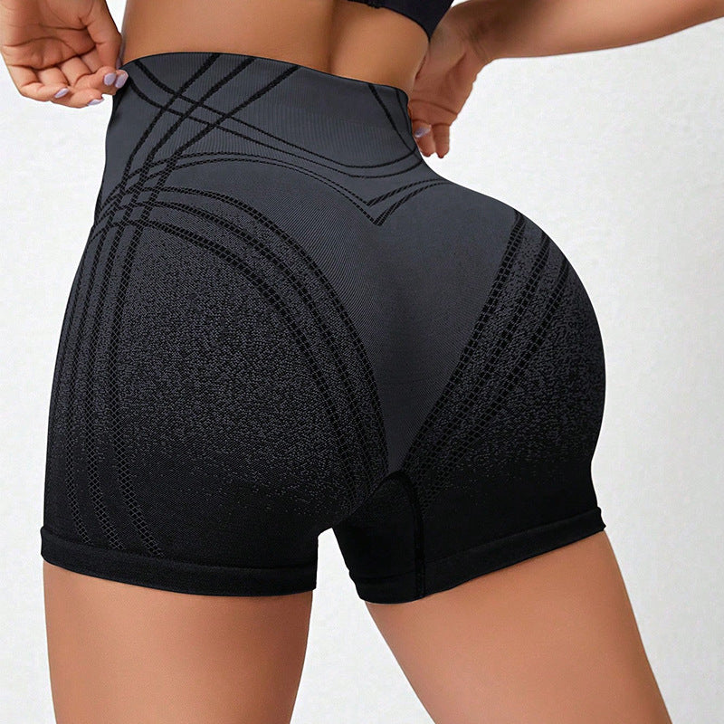 Female Gradient Sports And Fitness Shorts ARZ