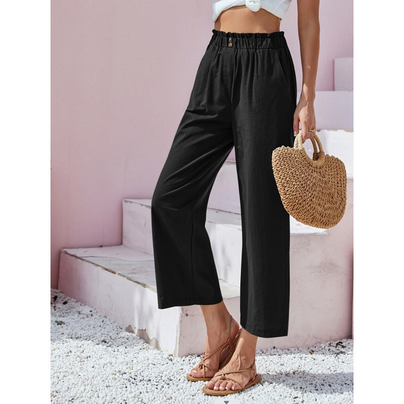 High Waist Straight Casual Pants ARZ