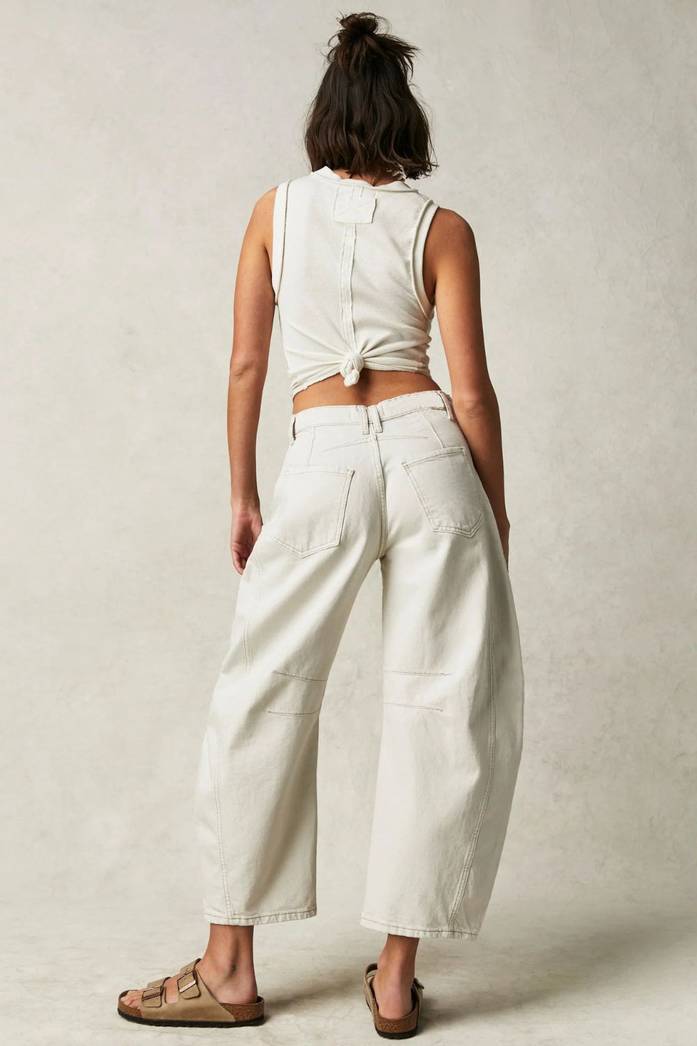 Wide Leg Jeans with Pockets Trendsi