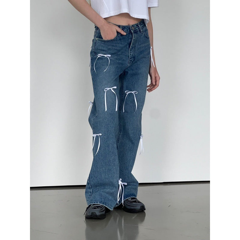 Women's Retro Loose Straight Mopping Pants ARZ