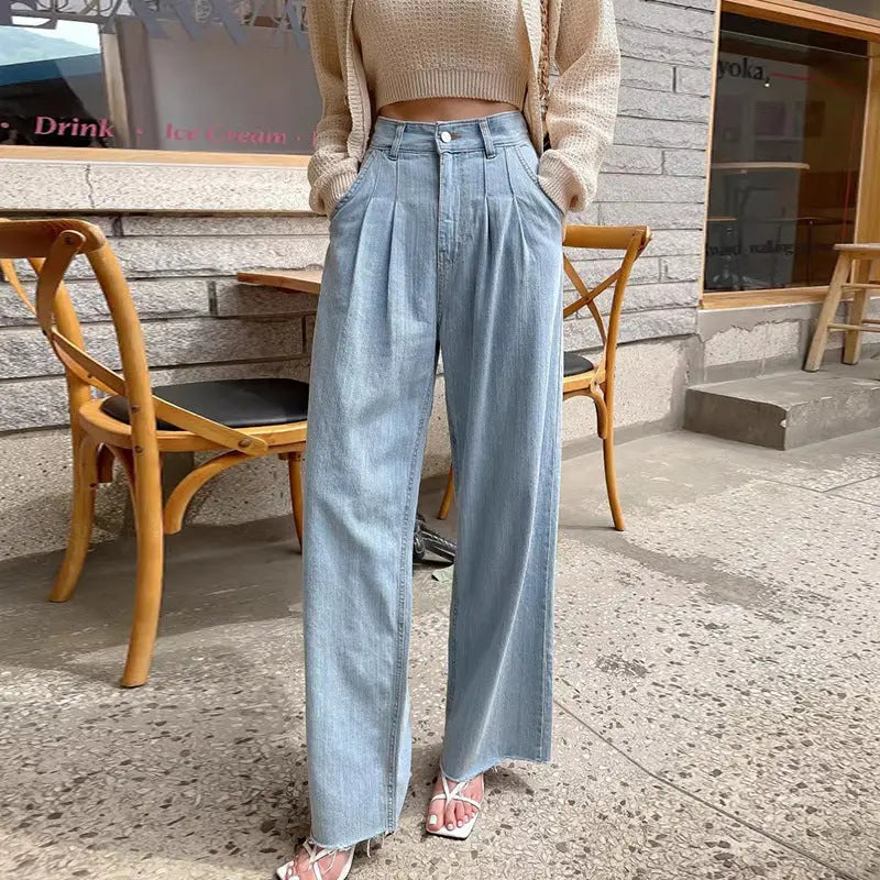 Women's Fashion Personality Wide-leg Jeans ARZ